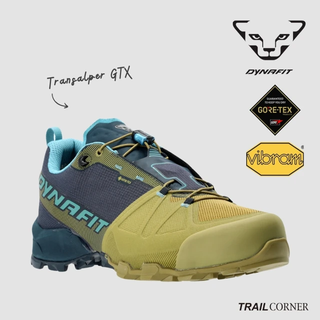 DYNAFIT Transalper GTX 防水越野跑鞋 男 Army/Blueberry(越野跑步鞋 跑鞋 越野鞋 多功能登山鞋)