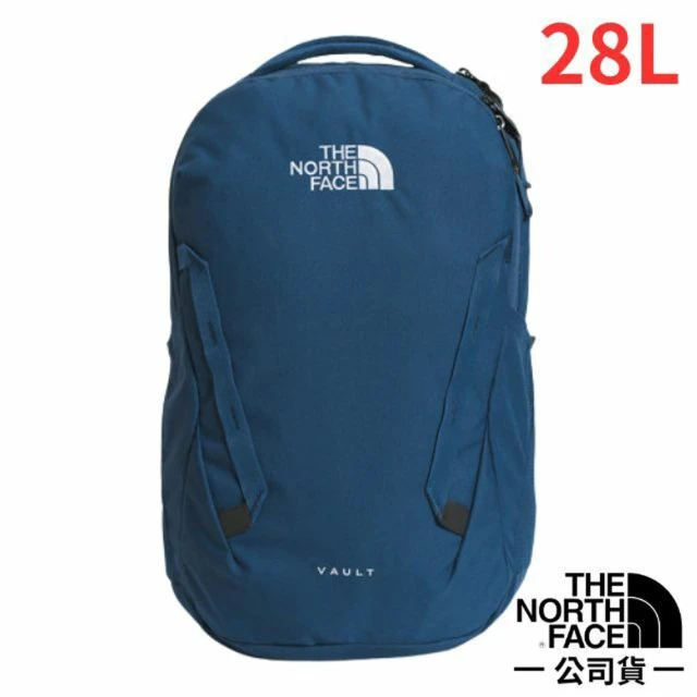 The North Face Vault Backpack 多功能後背包28L.筆電書包.可15吋筆電(3VY2-ART 深藍/白 N)