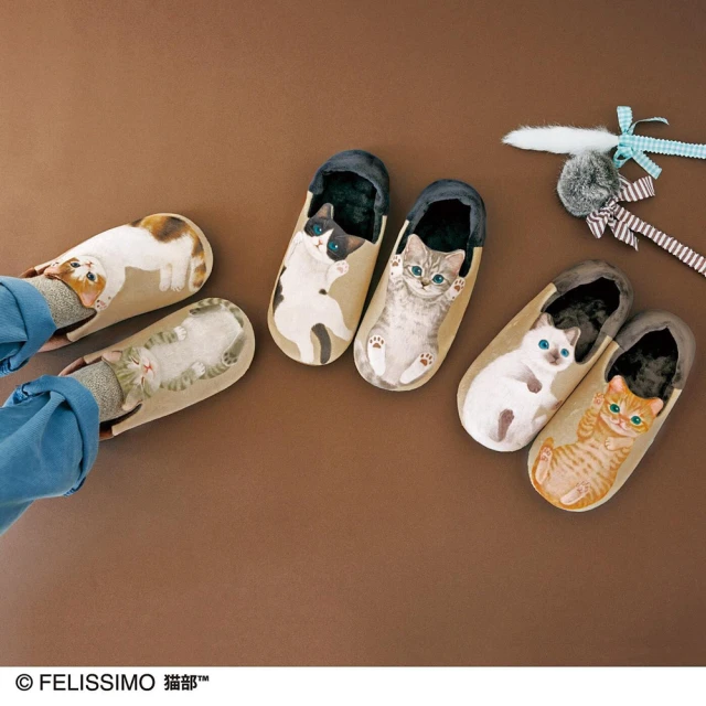 La Felino 羅絲美 絲絨毛球室內拖鞋(C5902)優