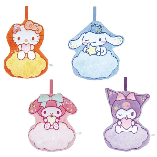 Dagebeno荷生活 蓬鬆柔軟不掉毛卡通擦手巾 雙層加厚快