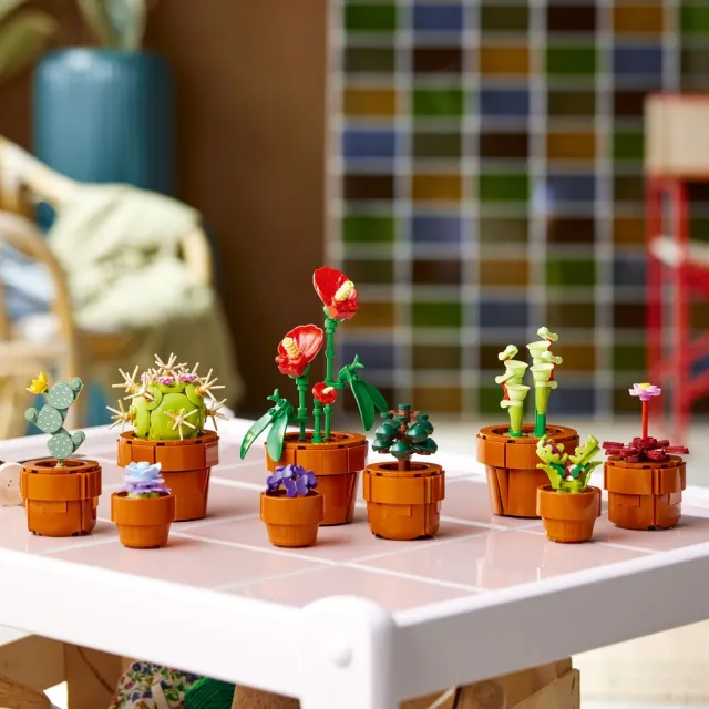 【LEGO 樂高】Botanicals 10329 迷你盆栽(居家擺飾 禮物 DIY 玩具 積木 送禮推薦)