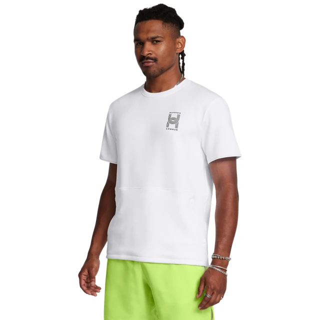 UNDER ARMOUR UA 男 RUN ANYWHERE 短袖T-Shirt_1386621-100(白色)