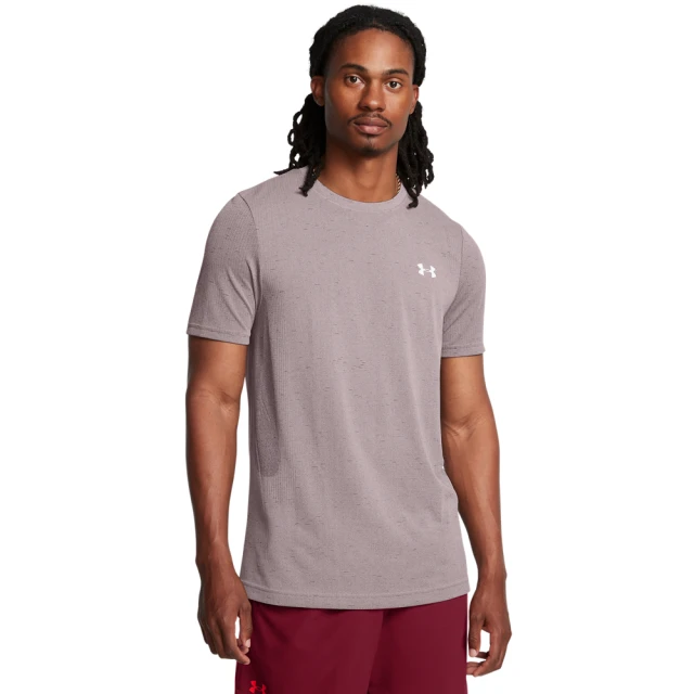 UNDER ARMOUR UA 男 Vanish Seamless 短袖T-Shirt_1382801-015(灰藕色)