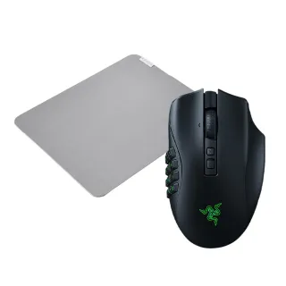 【Razer 雷蛇】買一送一★Naga V2 Pro Wireless 那伽梵蛇 無線電競滑鼠+滑鼠墊M(中)