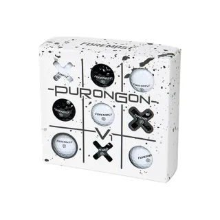 【Foremost】ProTourX3 PuRonGon V1 三層球 高爾夫球 9入(黑球 白球 色球 超遠距)