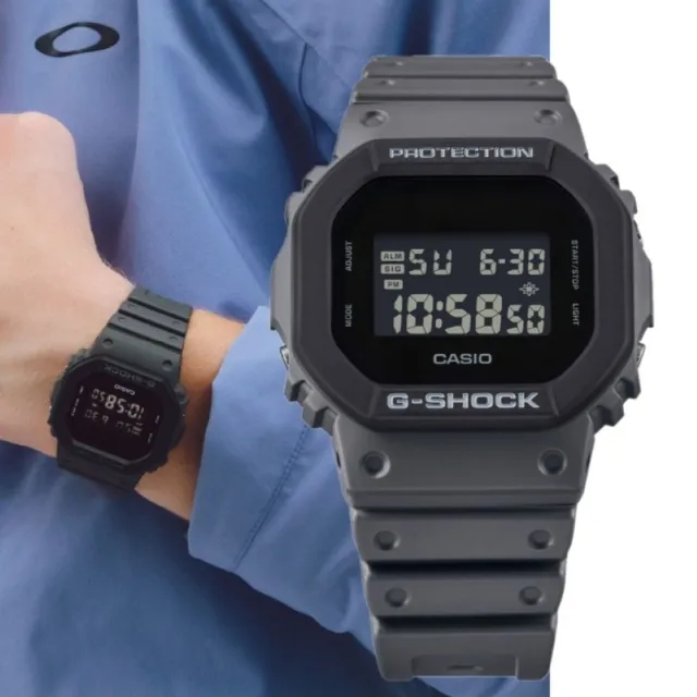 【CASIO 卡西歐】G-SHOCK Urban Utility 系列 時尚戶外風 電子手錶 -藍灰色43.8mm(DW-5610UU-8)