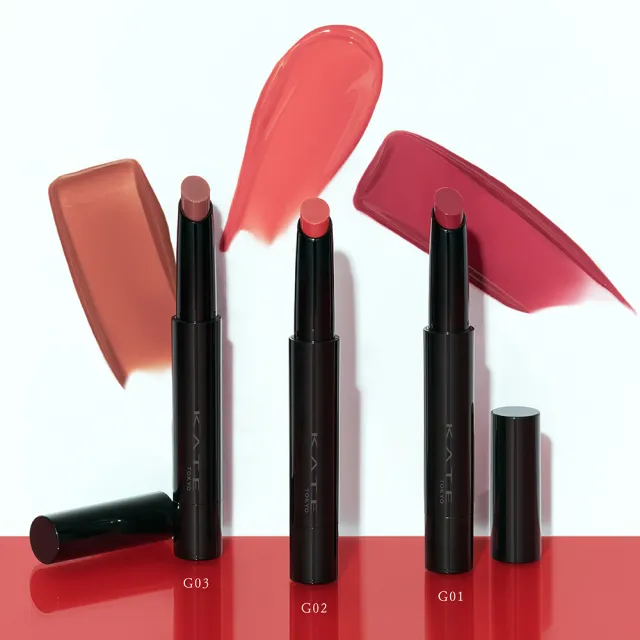 福利品【KATE 凱婷】怪獸級持色唇膏 水光版新色上市(獨家技術持久不沾 高保濕)