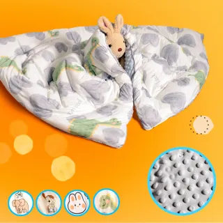 【Embrace 英柏絲】兒童荳荳絨雲朵被 120x150cm 法蘭絨荳荳絨 兒童暖被 幼稚園午睡 冬被(荳荳絨雲朵被)