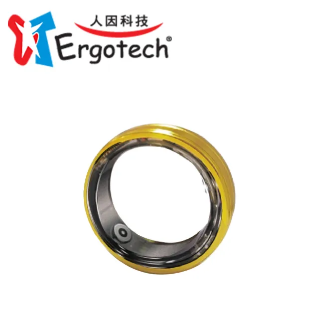 【Ergotech 人因科技】SR10 藍牙智慧健康指環 澄黃金(智慧戒指/智能戒指)