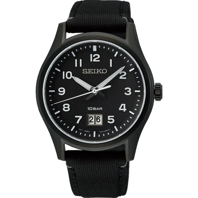 【SEIKO 精工】CS系列 大三針日期顯示時尚腕錶/39.5mm(SUR571P1/6N76-00K0U)