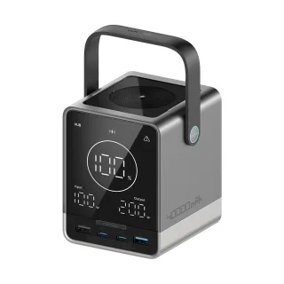 【CUKTECH 酷態科】P01CT 40000mAh 144Wh 300W 2A2C 微型充電站 大容量行動電源(30號/無線充電)