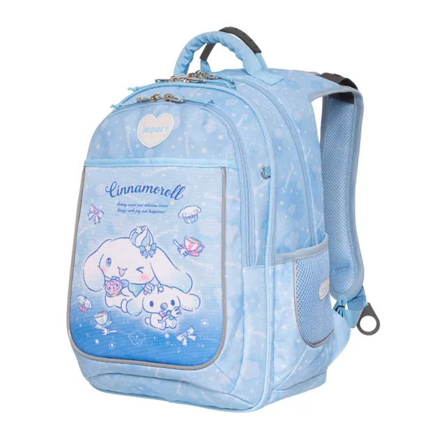 【IMPACT 怡寶】大耳狗喜拿Cinnamoroll-成長型護脊書包-淺藍130公分以上（速）(國小 小學 兒童 學生)