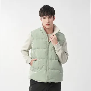 【ELLE ACTIVE】男款 舒適保暖雙面穿背心-淺綠色(EA24A2F6001#41)