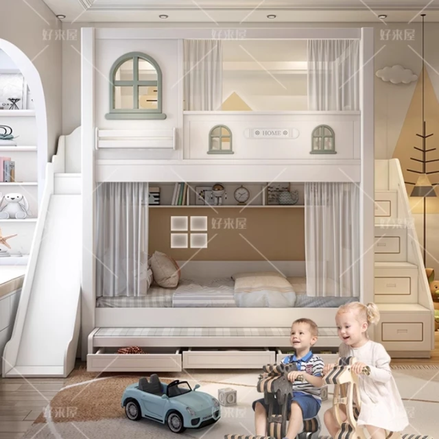 Taoshop 淘家舖 M - 實木上下床｜小戶型雙層床｜組