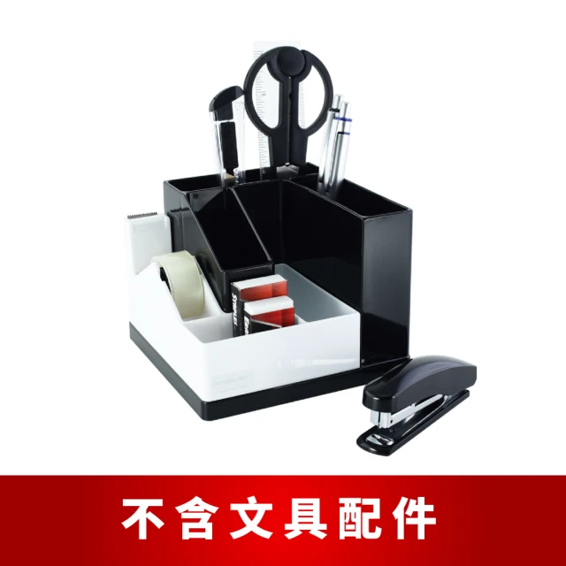 isona 多功能桌上抽屜收納盒 斜插式筆筒 文具收納(桌面