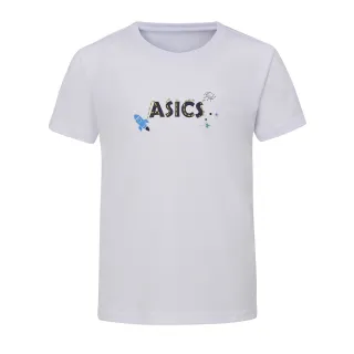 【asics 亞瑟士】童 短袖上衣 男女中性款 亞洲版型 訓練上衣(2034A989-100)