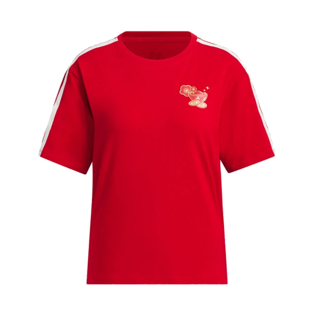 adidas 愛迪達 圓領短袖T恤 運動 休閒 CNY新品 CW SS TEE 女 - JM8836