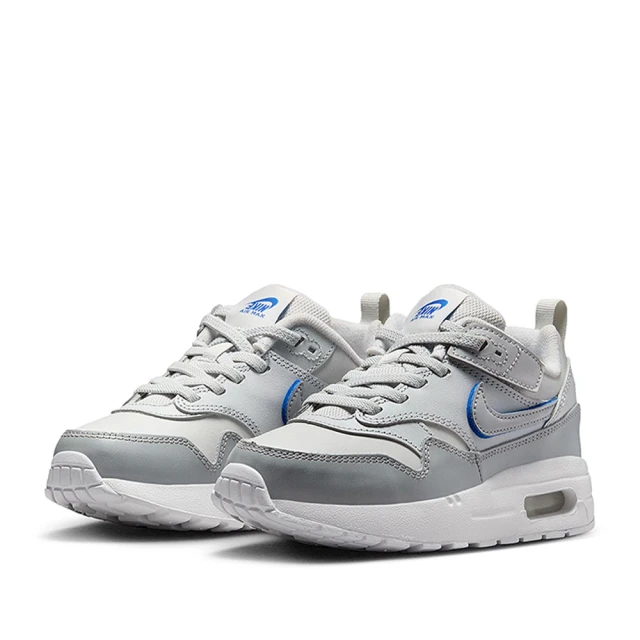 NIKE 耐吉 運動鞋 童鞋 中童 兒童 魔鬼氈 AIR MAX 1 EASYON SE PS 灰 HF0964-001(2C5118)