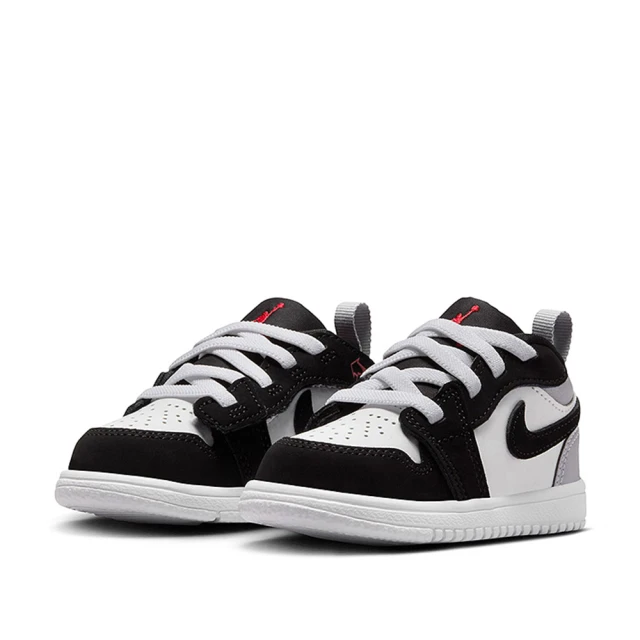 NIKE 耐吉 運動鞋 童鞋 小童 兒童 魔鬼氈 喬丹 JORDAN 1 LOW ALT SE TD 黑白灰 IB3886-106