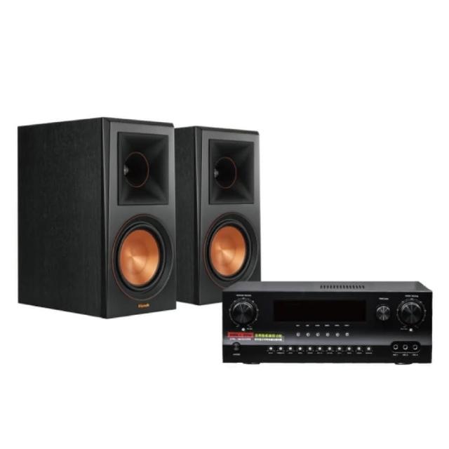 【Klipsch】RP-600M書架式喇叭+Sky Teana DW-2擴大機 卡拉OK(送Fiesta有線麥克風*2支)