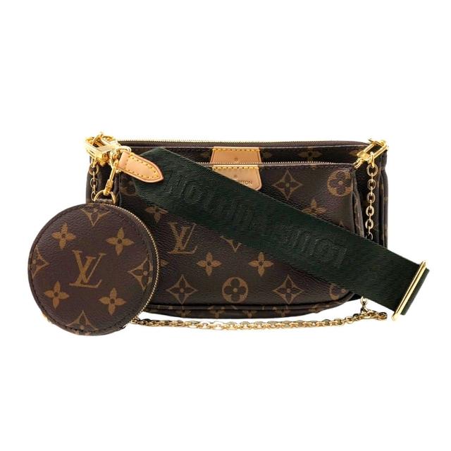 【Louis Vuitton 路易威登】展示品 Multi Pochette 混合式手拿/肩背包(M44813-綠)