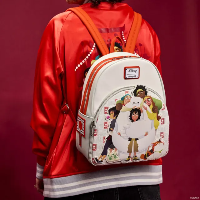 【Loungefly】大英雄天團 10周年限定迷你後背包(迪士尼後背包)
