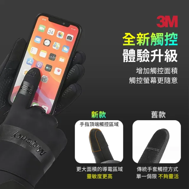 【Mr.U 優先生】3M 全防水手套 機車手套 防寒手套 保暖手套_貼合款(滑雪手套  防水 手套 可觸控 抗寒流)