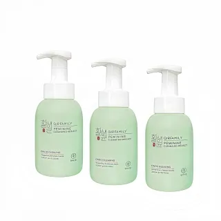 【微糖嚴選】一家人益生菌質嫩私密清潔慕斯(無涼/450ml*3入)