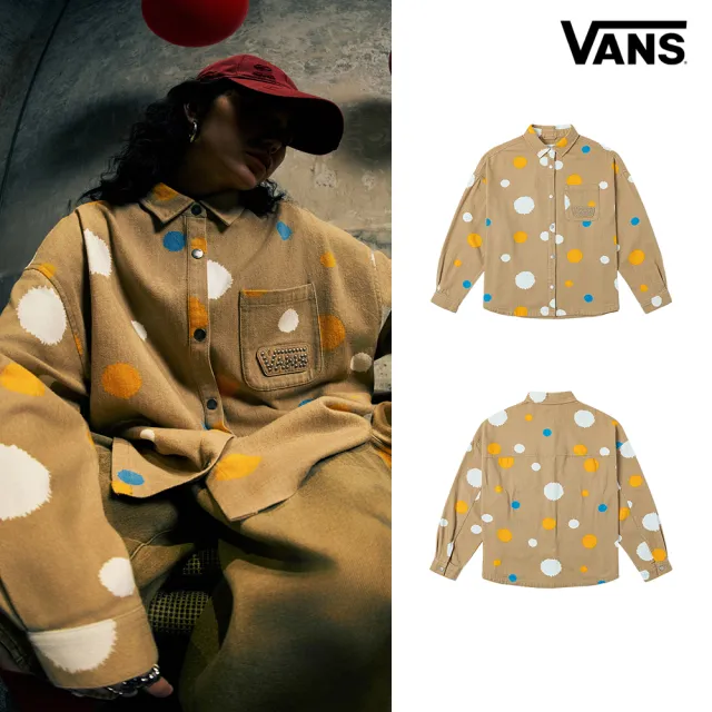 【VANS】官方旗艦 ZHANG QUAN 蛇年限定聯名系列 女款卡其色襯衫外套
