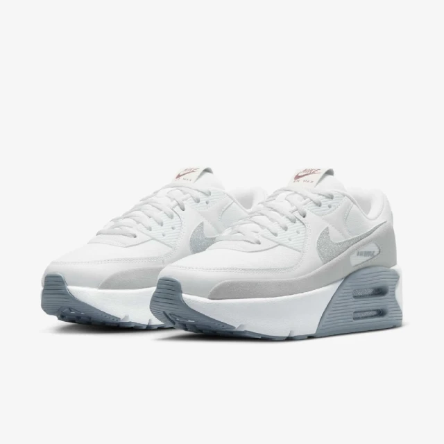 NIKE 耐吉 休閒鞋 Air Max 90 LV8 女鞋 白 灰 厚底 增高 氣墊(HQ3456-191)