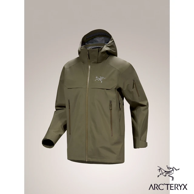 Arcteryx 始祖鳥 男 Macai 防水外套(龍紋綠)