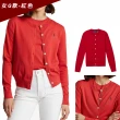 【RALPH LAUREN】RL POLO 經典刺繡小馬開襟針織外套-女-多色組合 上衣(保暖舒適/平輸品/)