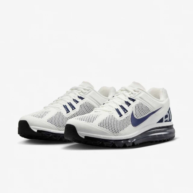 NIKE 耐吉 休閒鞋 Air Max 2013 Midnight Navy 男鞋 白 藍 氣墊 復古 緩震 運動鞋(HF3660-101)