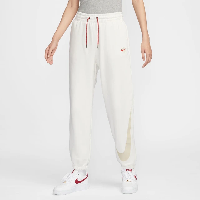 NIKE 耐吉 長褲 女 運動褲 高腰 超寬鬆 CNY新年 AS W NSW HR OS PANT 白 HV8463-133(2L6153)