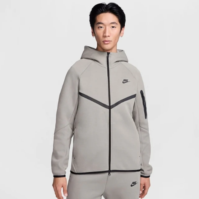 NIKE 耐吉 外套 男 運動連帽外套 AS M NK TCH FLC FZ WR HOODIE 灰 HV0950-320(2S4186)