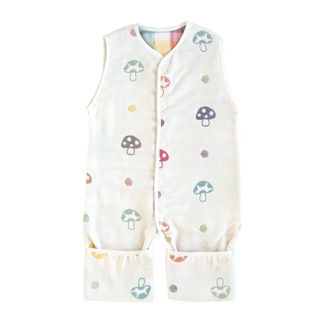 【Hoppetta】蘑菇六層紗成長型睡褲