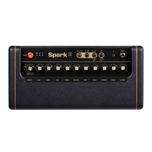 【Positive Grid】Spark 2 電吉他音箱 共二色(黑白兩色 40W 便攜式 智慧型 藍牙喇叭 原廠公司貨)