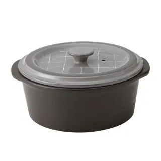 【MIYAWO日本宮尾】IH系列7號耐溫差陶土湯鍋 1.7L-極簡風格(IH爐可用鍋THD13-710)