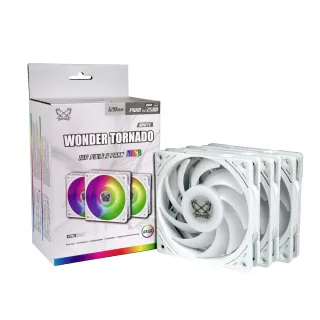 【SCYTHE】鎌刀 霓風丸 2500 散熱風扇-三入組(WT1225FD25WARX3-P)