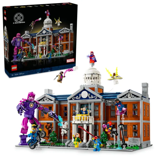 【LEGO 樂高】漫威超級英雄系列 76294 X 戰警: X 學院(X-Men: The X-Mansion 漫威電影 兒童玩具 積木)