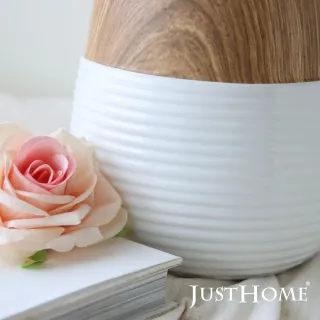 【Just Home】沐白陶韻陶瓷水滴型花器23.5cm(花器 插花 居家裝飾 園藝 佈置 桌面擺設)