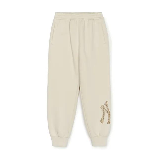 【MLB】運動褲 休閒長褲 Monogram系列 紐約洋基隊(3APTM0746-50CRD)