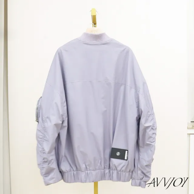 【AVVJOY 艾薇卓爾】雙面穿Oversized棒球夾克(上衣 夾克 棒球 夾克外套 棒球外套 G52325-2038)