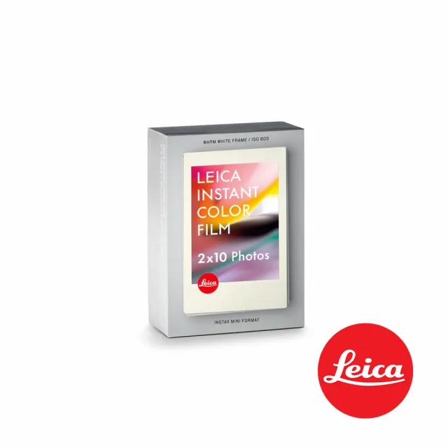 【LEICA 徠卡】Sofort 彩色相紙套裝 暖白邊 每盒10張(公司貨)