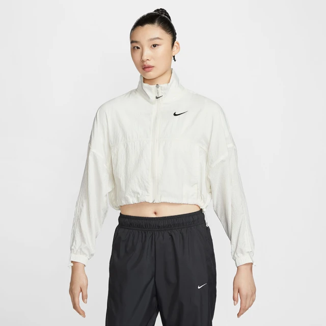 NIKE 耐吉 外套 女款 運動風衣外套 短版 AS W NSW JKT WVN GCEL 米 HM4629-133