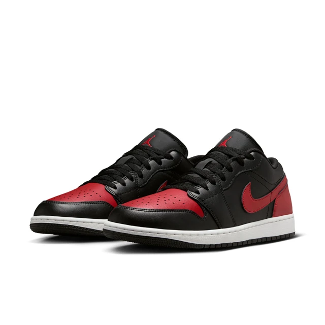 NIKE 耐吉 休閒鞋 男鞋 運動鞋 AIR JORDAN 1 LOW 黑紅 553558-067