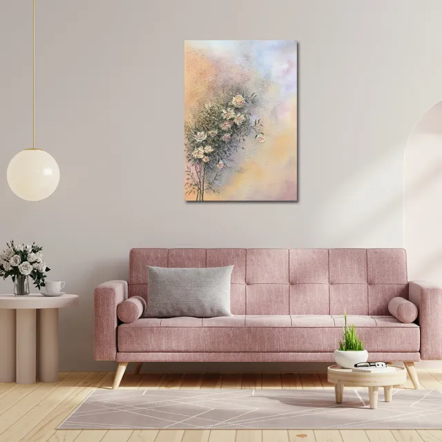 【御畫房】當代國家級展覽畫家 抽象系列手繪油畫70×100cm(DB-043)