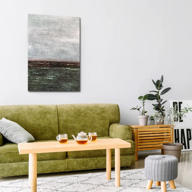 【御畫房】當代國家級展覽畫家 抽象系列手繪油畫70×100cm(DB-044)