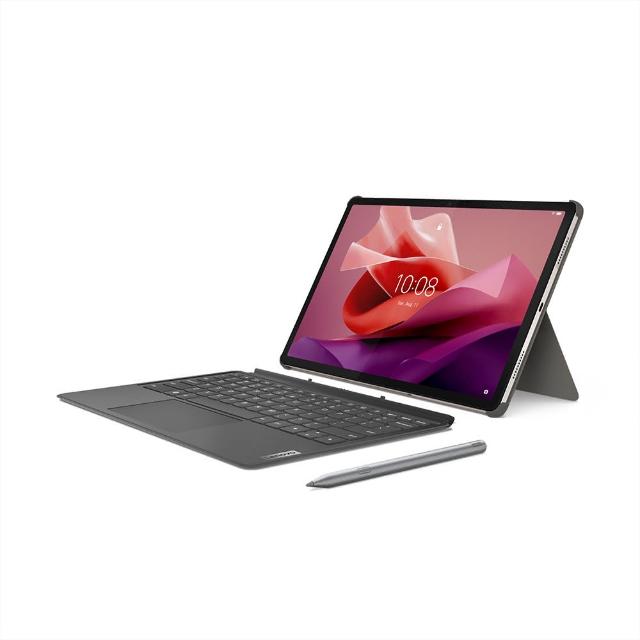  Lenovo 聯想 Tab P12 平板電腦，搭載 12.7 吋 Full HD 2944x1840 解析度 IPS 螢幕，提供細膩視覺體驗。Qualcomm Dimensity 7050 八核心處理器 (2.6+2.0 GHz)，搭配 8GB RAM 與 256GB 儲存空間，可透過 microSD 擴充至 1TB。支援 Wi-Fi 6、藍芽 5.0，四揚聲器立體聲系統，10200mAh 大容量電池持久續航。Android 13 作業系統，前置 1300 萬畫素、後置 800 萬畫素相機，重量僅 615g，輕薄設計 (293.3 x 190.7 x 6.9 mm)，適合娛樂、工作與多媒體使用。1 年原廠保固，NCC 認證 CC AF23LP1070T1。 
