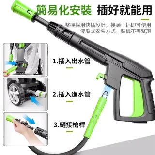 【Ogula 小倉】高壓清洗機 高壓沖洗機 3000W200bar 110V可調壓帶滾輪(清洗機/沖洗機/洗車機/高壓水槍)